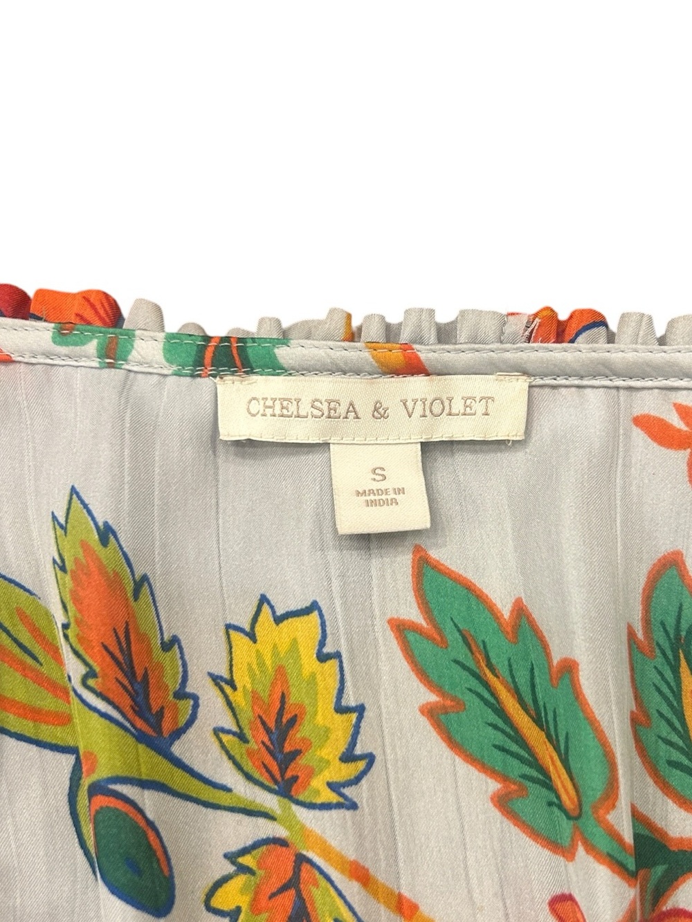 Chelsea & Violet Multicolor Floral Tiered Maxi Dress on Light Gray Small - Picture 5 of 9